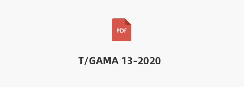 T/GAMA 13-2020